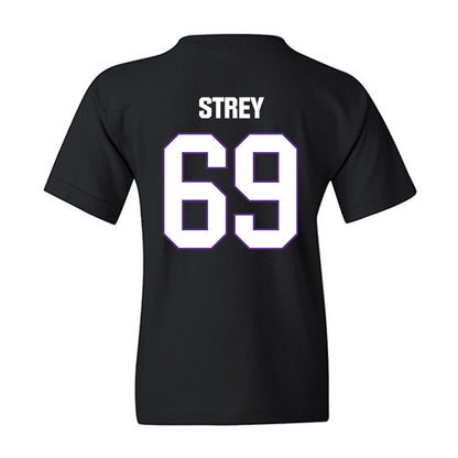 LSU - NCAA Football : Darrin Strey - Classic Shersey Youth T-Shirt-1