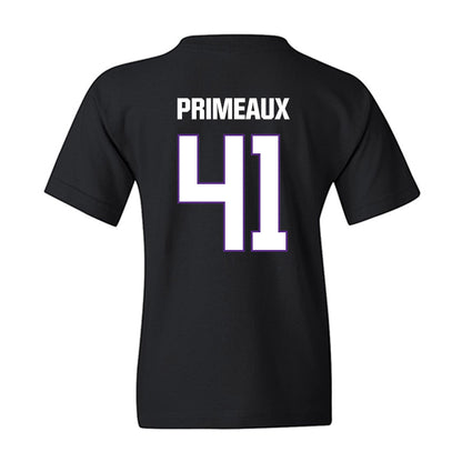 LSU - NCAA Baseball : DJ Primeaux - Classic Shersey Youth T-Shirt-1