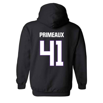 LSU - NCAA Baseball : DJ Primeaux - Classic Shersey Hooded Sweatshirt-1