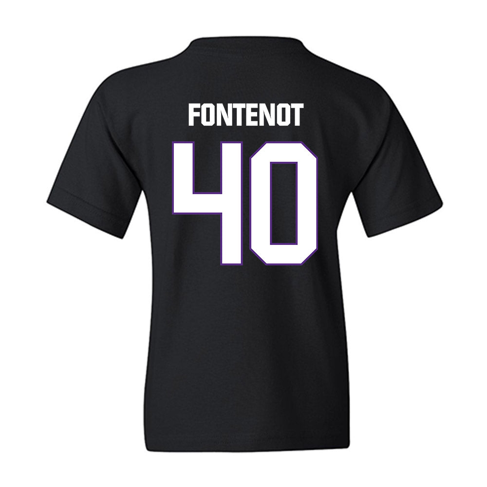LSU - NCAA Baseball : Grant Fontenot - Classic Shersey Youth T-Shirt-1