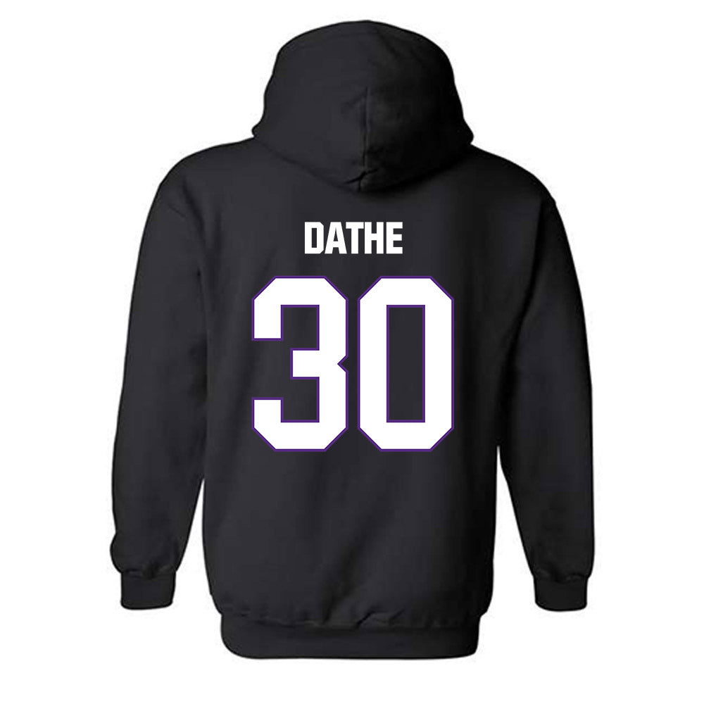 LSU - NCAA Baseball : Dax Dathe - Classic Shersey Hooded Sweatshirt-1