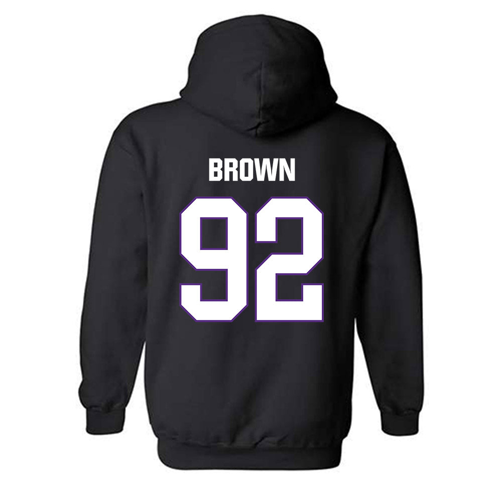 LSU - NCAA Football : Brandon Brown - Classic Shersey Hooded Sweatshirt-1
