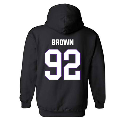 LSU - NCAA Football : Brandon Brown - Classic Shersey Hooded Sweatshirt-1