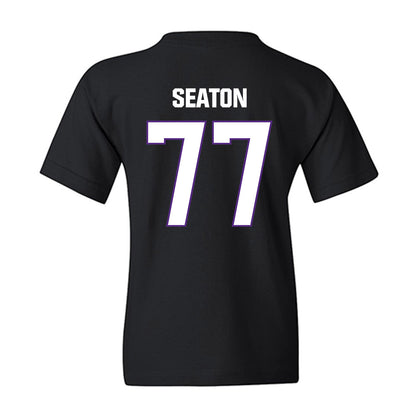 LSU - NCAA Football : Jordan Seaton - Classic Shersey Youth T-Shirt-1