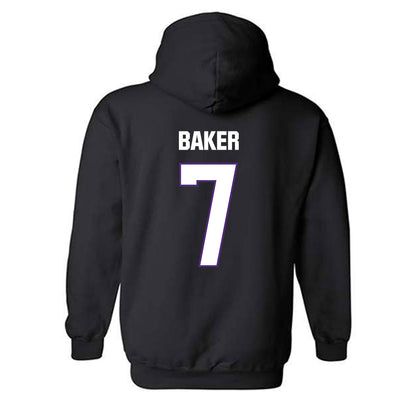 LSU - NCAA Beach Volleyball : Kate Baker - Classic Shersey Hooded Sweatshirt-1