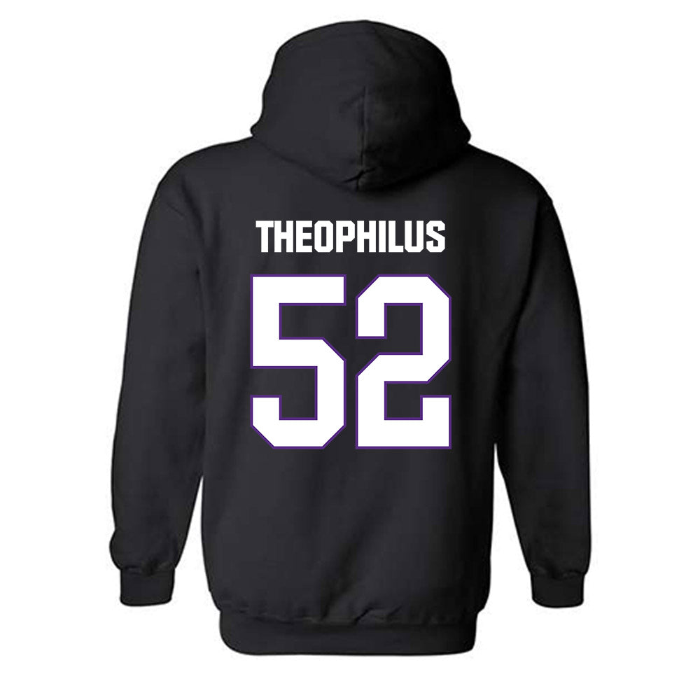 LSU - NCAA Baseball : Zion Theophilus - Classic Shersey Hooded Sweatshirt-1
