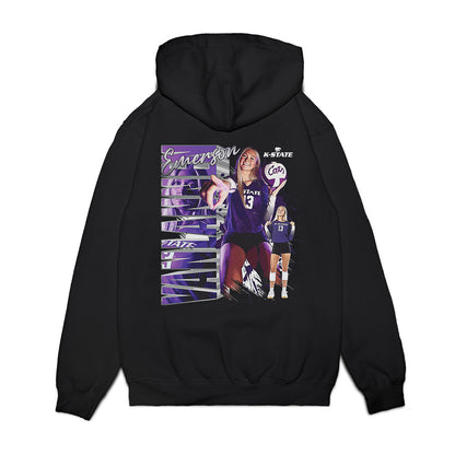 Kansas State - NCAA Women's Volleyball : Emerson Van Lannen - Collage Premium Hooded Sweatshirt-1