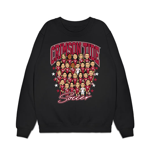 Alabama - NCAA Women's Soccer : - Team Caricature Premium Crewneck Sweatshirt-0