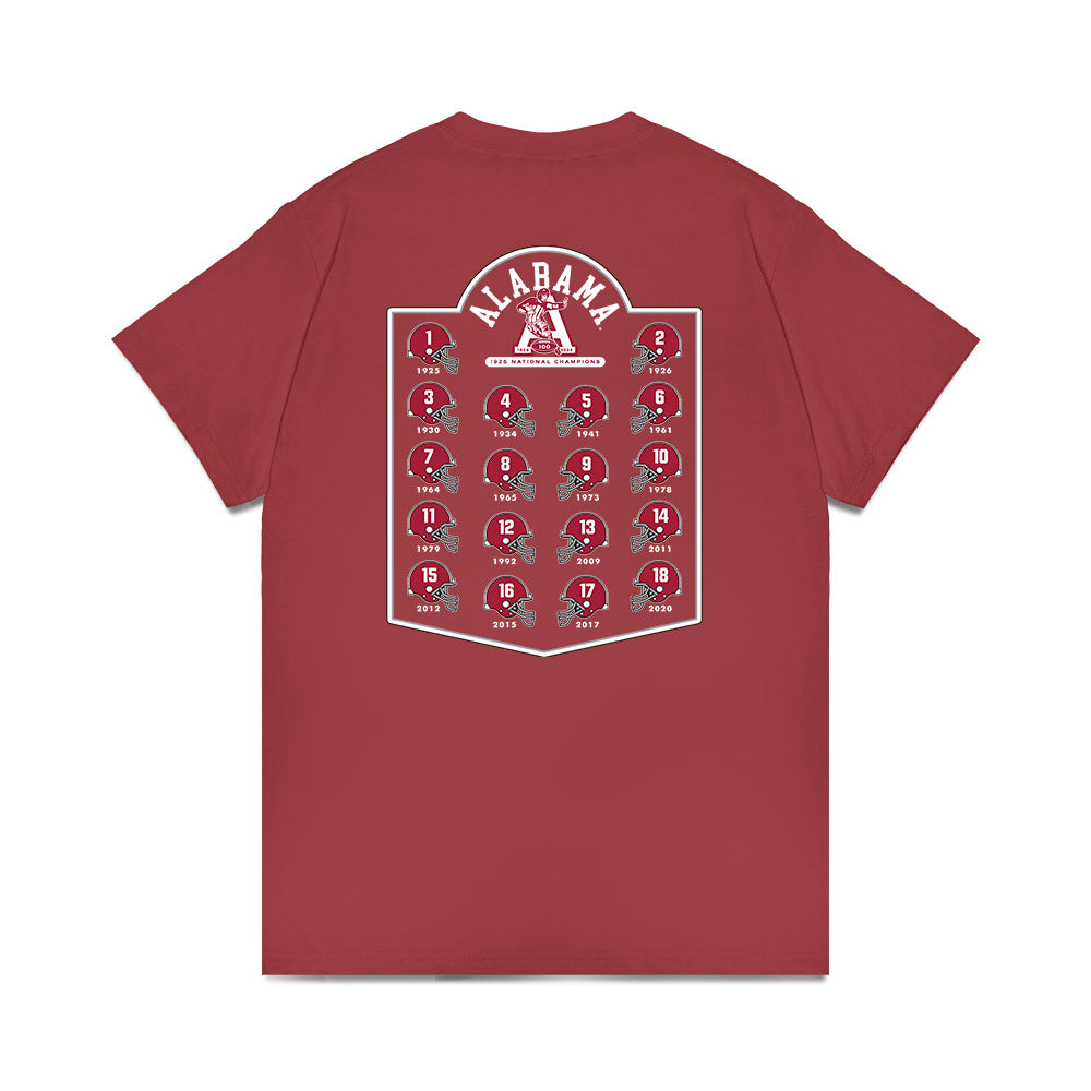 Alabama - NCAA Football : Graphic Tee Comfort Colors T-Shirt-1