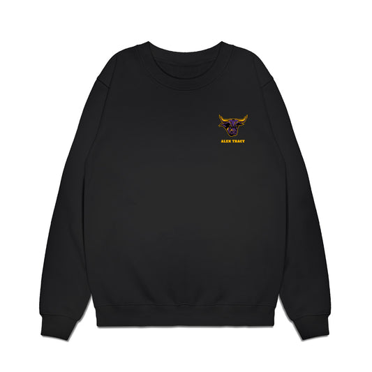 Minn. St. - NCAA Men's Ice Hockey : Alex Tracy - Collage Premium Crewneck Sweatshirt-0
