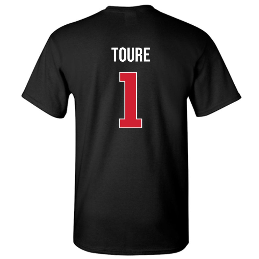 Rutgers - NCAA Football : Famah Toure - Classic Shersey T-Shirt-1