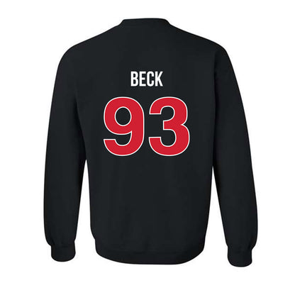 Rutgers - NCAA Football : Reece Beck - Classic Shersey Crewneck Sweatshirt-1