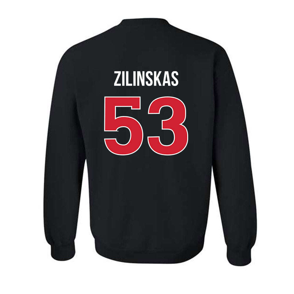 Rutgers - NCAA Football : Hank Zilinskas - Classic Shersey Crewneck Sweatshirt-1