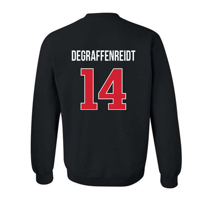 Rutgers - NCAA Football : Sah'nye Degraffenreidt - Classic Shersey Crewneck Sweatshirt-1