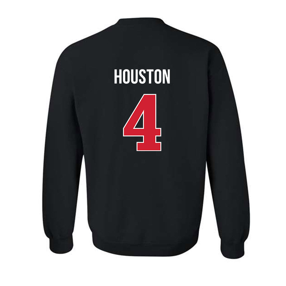 Rutgers - NCAA Football : Jourdin Houston - Classic Shersey Crewneck Sweatshirt-1