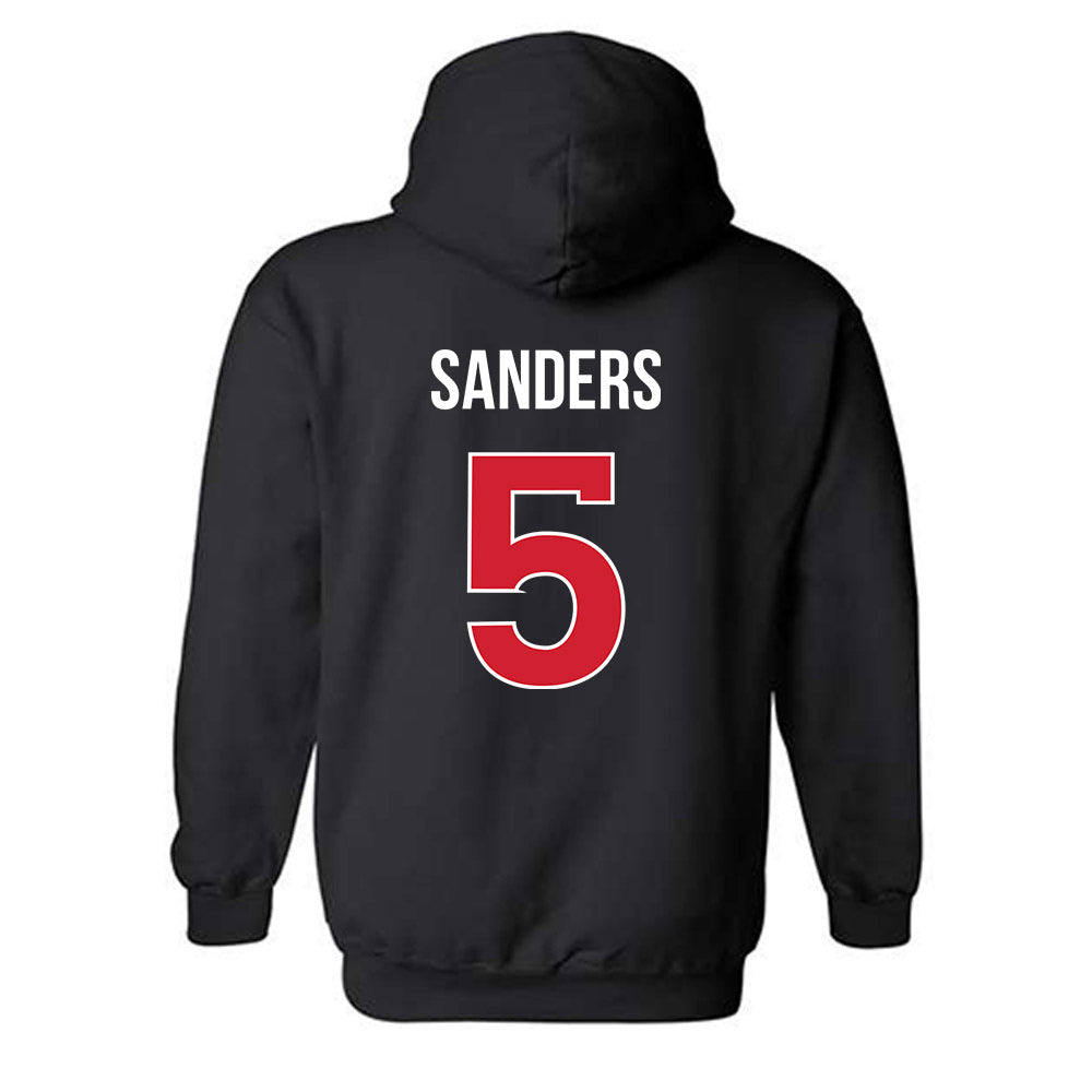 Rutgers - NCAA Football : Kaj Sanders - Classic Shersey Hooded Sweatshirt-1