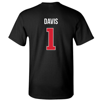Rutgers - NCAA Men's Basketball : JaMichael Davis - Classic Shersey T-Shirt-1