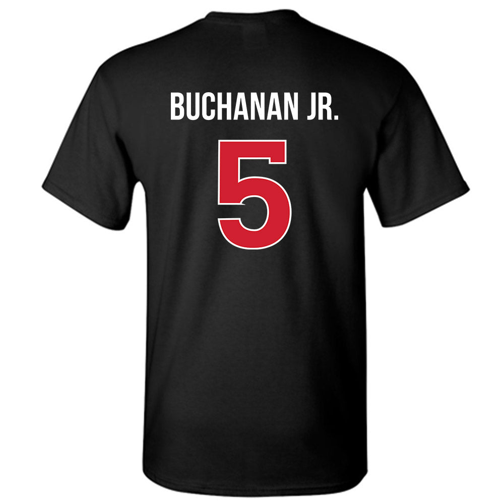 Rutgers - NCAA Men's Basketball : Darren Buchanan Jr. - Classic Shersey T-Shirt-1