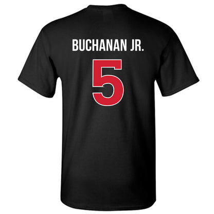 Rutgers - NCAA Men's Basketball : Darren Buchanan Jr. - Classic Shersey T-Shirt-1