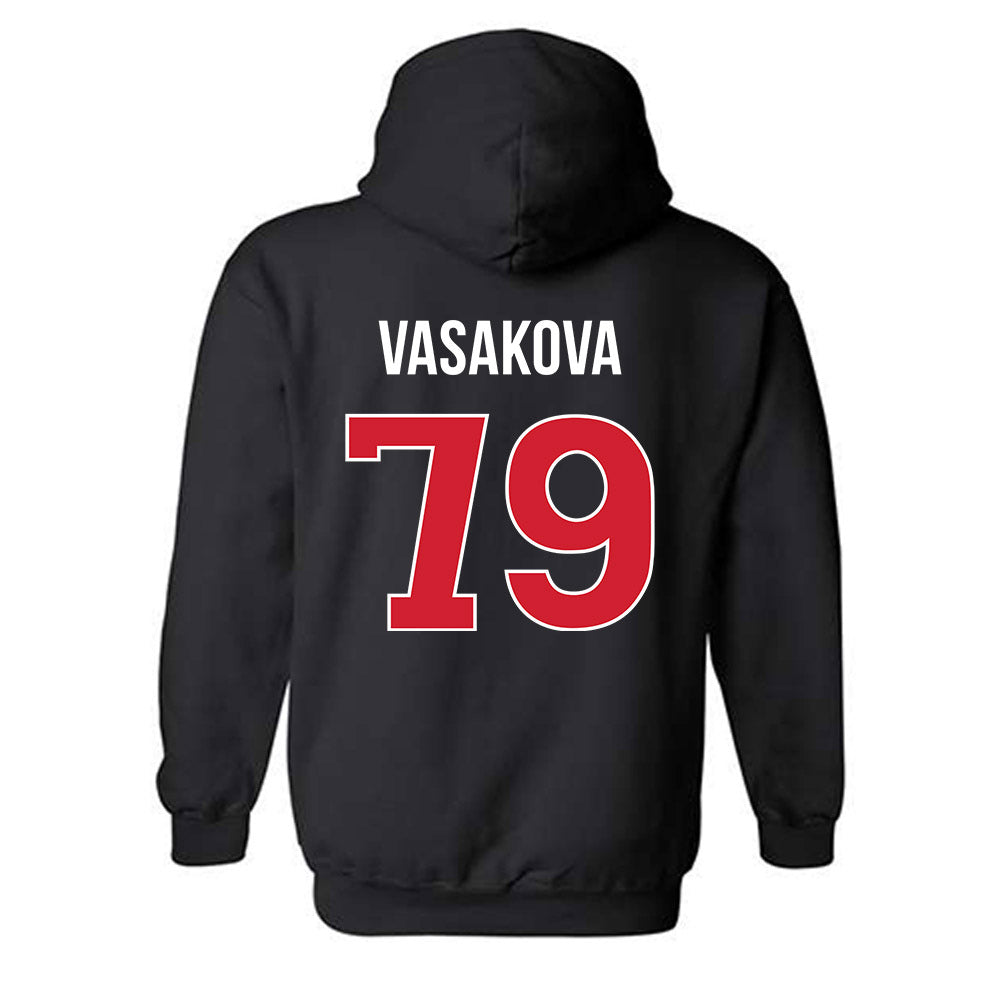 Rutgers - NCAA Women's Soccer : Adela Vasakova - Classic Shersey Hooded Sweatshirt-1