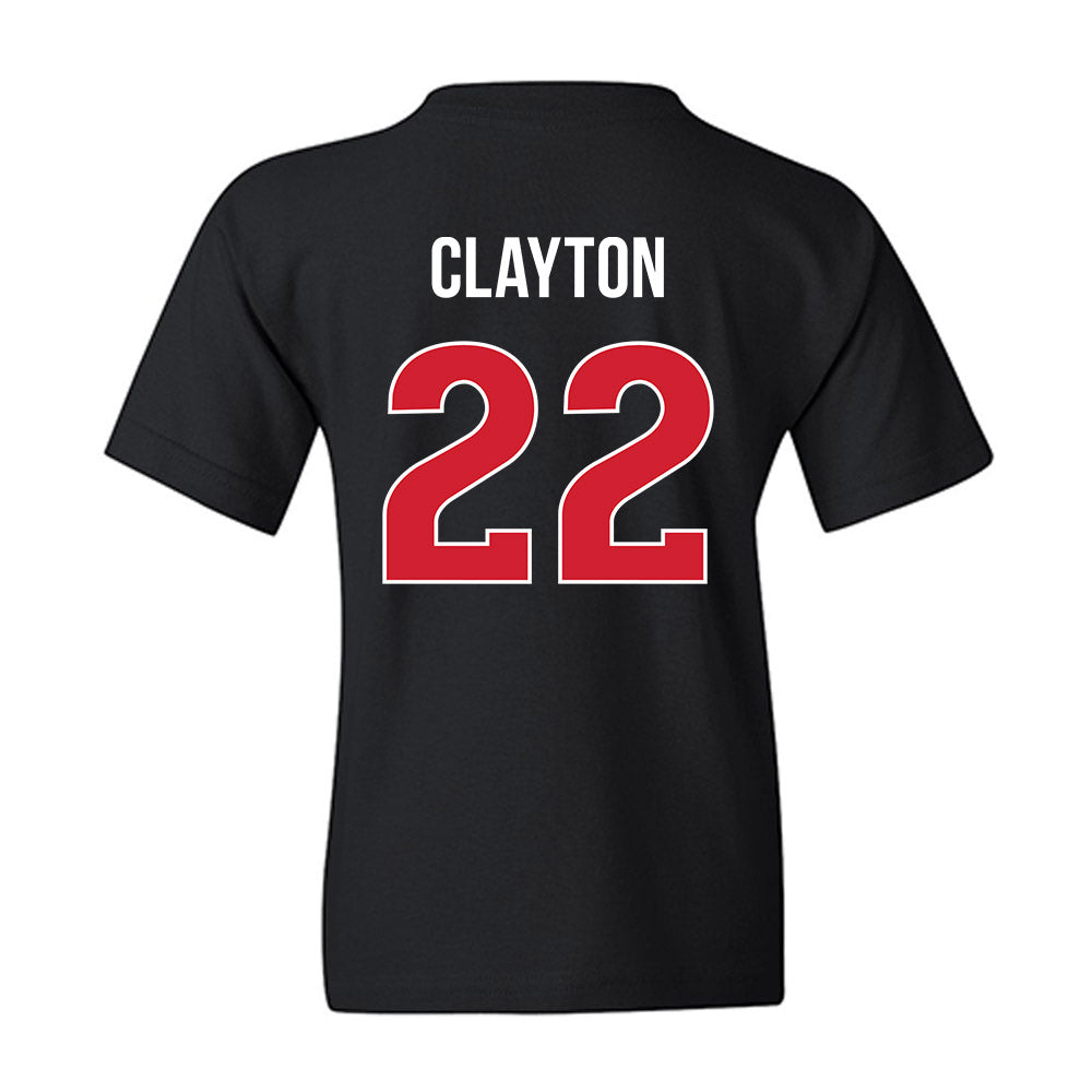 Rutgers - NCAA Football : Michael Clayton - Classic Shersey Youth T-Shirt-1