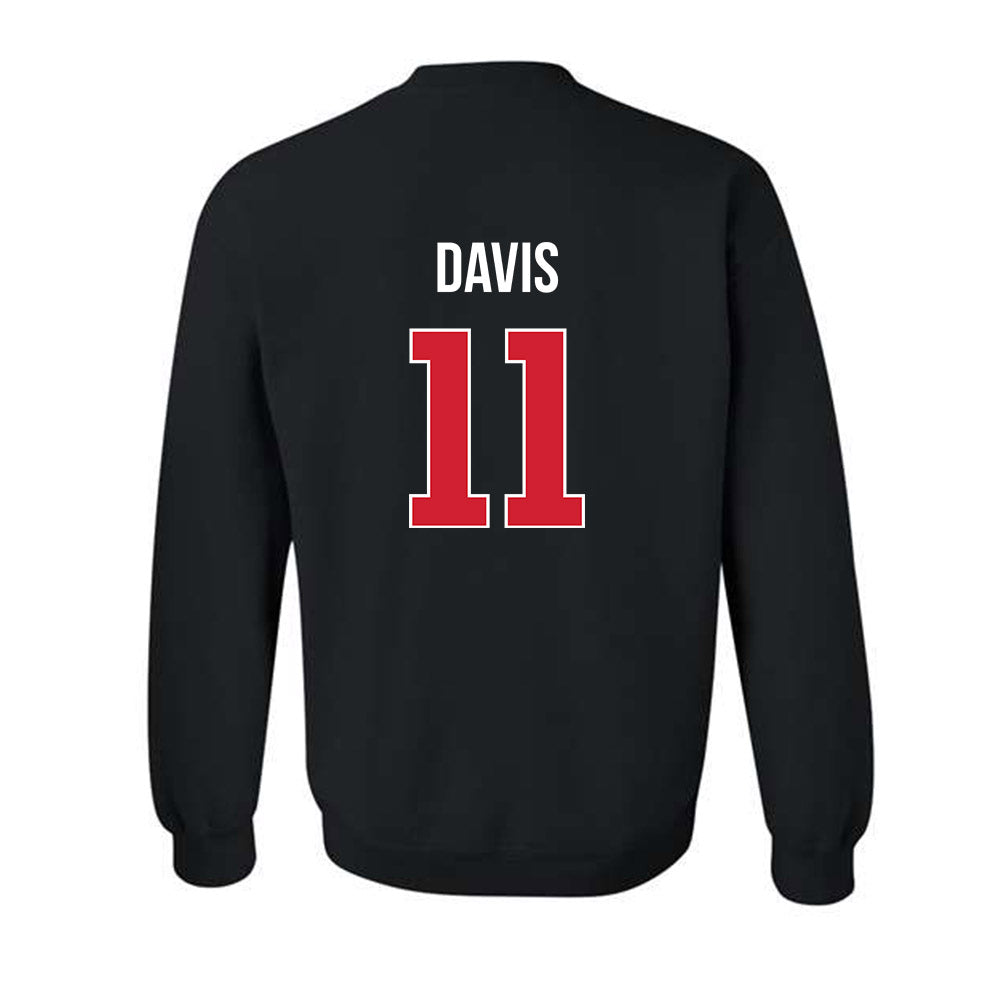 Rutgers - NCAA Football : Malachi Davis - Classic Shersey Crewneck Sweatshirt-1