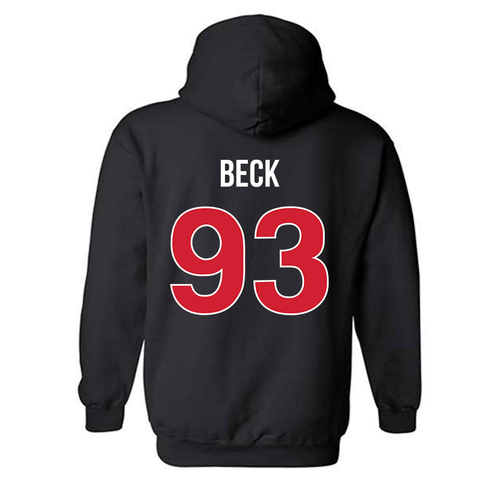 Rutgers - NCAA Football : Reece Beck - Classic Shersey Hooded Sweatshirt-1