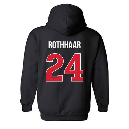 Rutgers - NCAA Football : Benjamin Rothhaar - Classic Shersey Hooded Sweatshirt-1