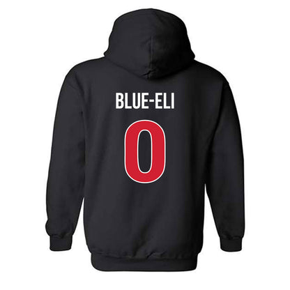 Rutgers - NCAA Football : Douglas Blue-Eli - Classic Shersey Hooded Sweatshirt-1