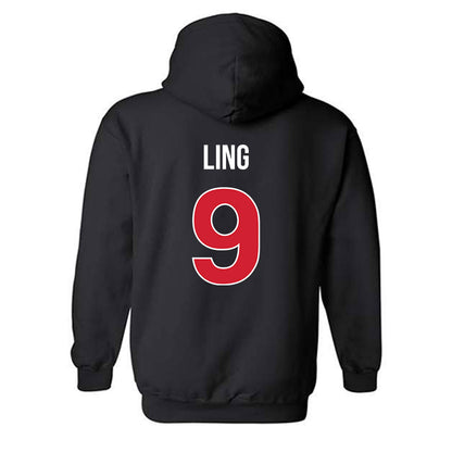 Rutgers - NCAA Women's Lacrosse : Caroline Ling - Classic Shersey Hooded Sweatshirt-1