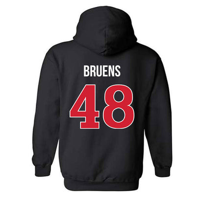 Rutgers - NCAA Football : Raedyn Bruens - Classic Shersey Hooded Sweatshirt-1
