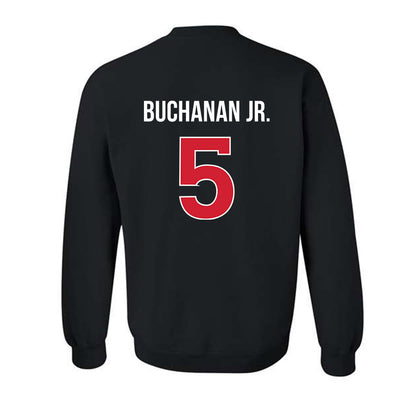 Rutgers - NCAA Men's Basketball : Darren Buchanan Jr. - Classic Shersey Crewneck Sweatshirt-1