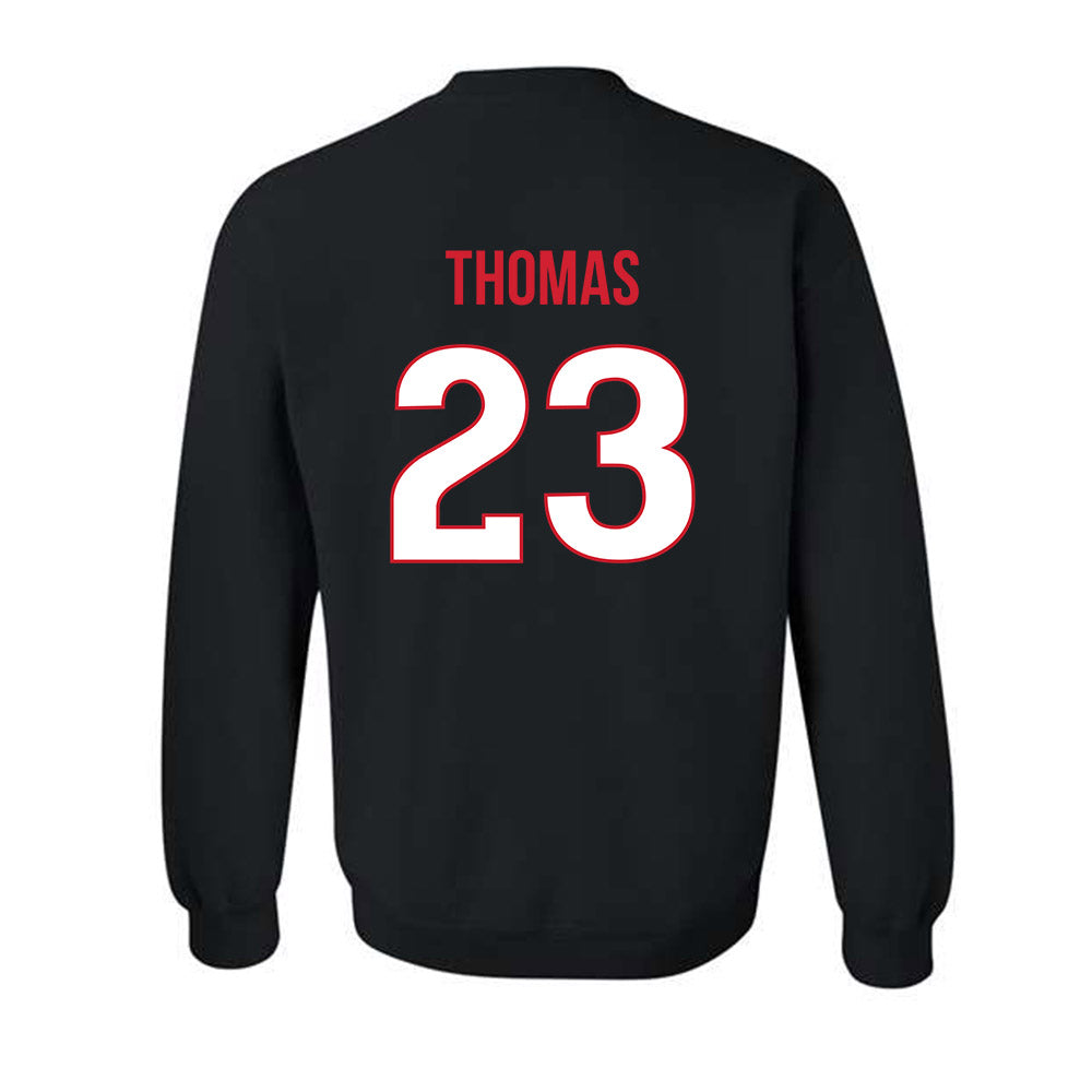 Rutgers - NCAA Women's Lacrosse : Charlee Thomas - Replica Shersey Crewneck Sweatshirt-1