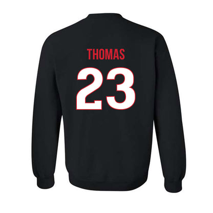 Rutgers - NCAA Women's Lacrosse : Charlee Thomas - Replica Shersey Crewneck Sweatshirt-1