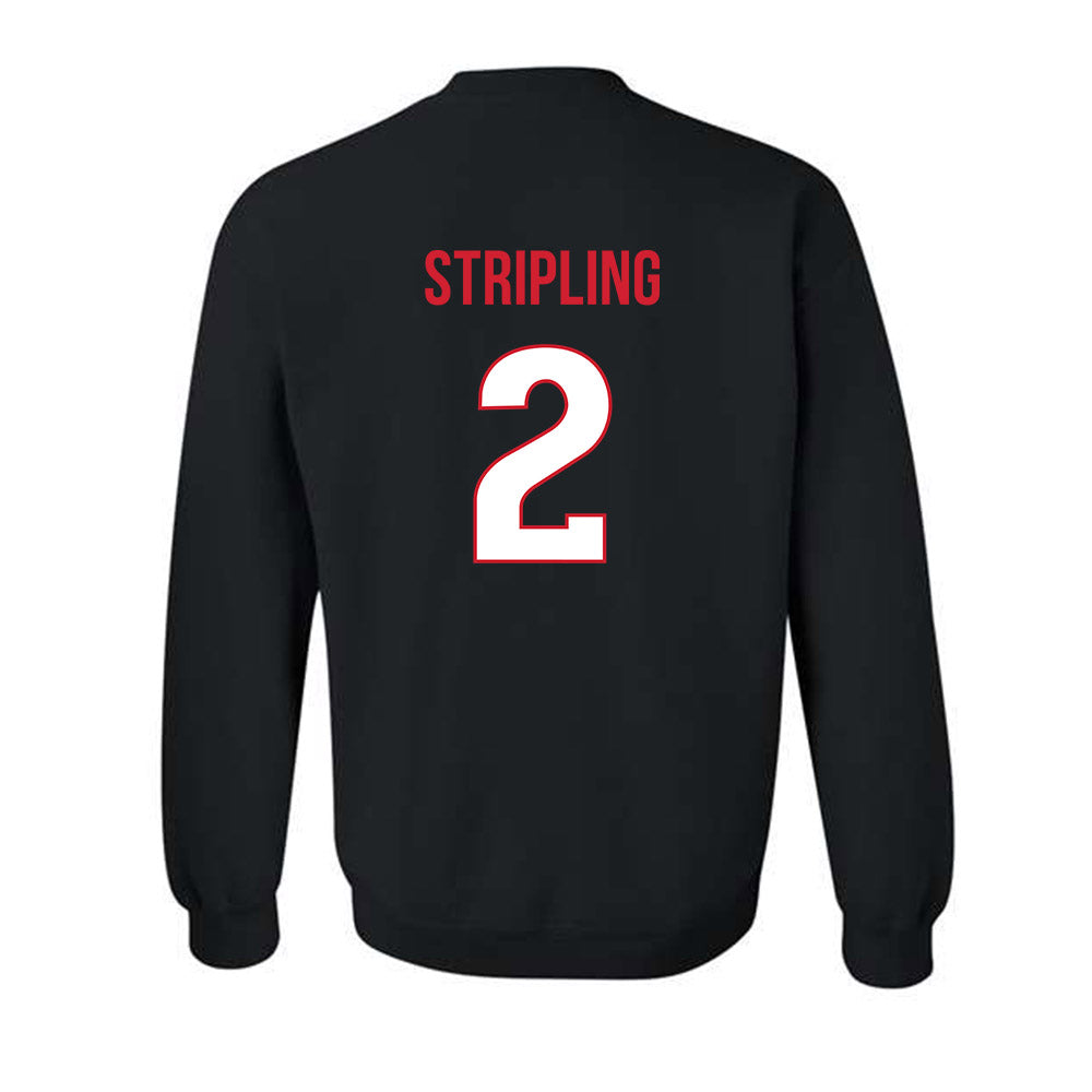 Rutgers - NCAA Softball : Hailey Stripling - Replica Shersey Crewneck Sweatshirt-1