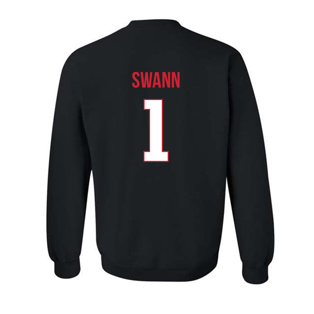 Rutgers - NCAA Women's Basketball : Lauryn Swann - Replica Shersey Crewneck Sweatshirt-1