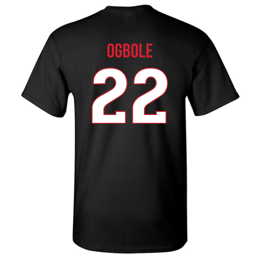 Rutgers - NCAA Men's Basketball : Emannuel Ogbole - Replica Shersey T-Shirt-1