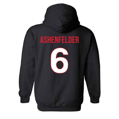 Rutgers - NCAA Football : Sean Ashenfelder - Replica Shersey Hooded Sweatshirt-1