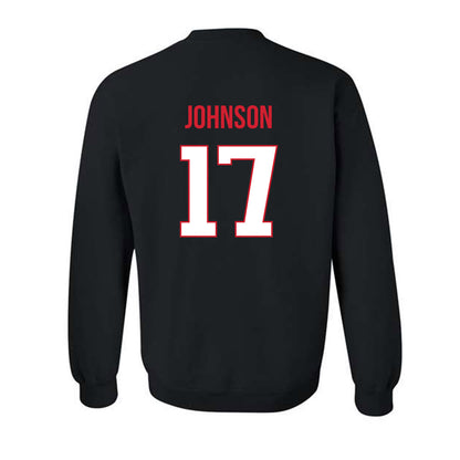 Rutgers - NCAA Football : MJ Johnson - Replica Shersey Crewneck Sweatshirt-1