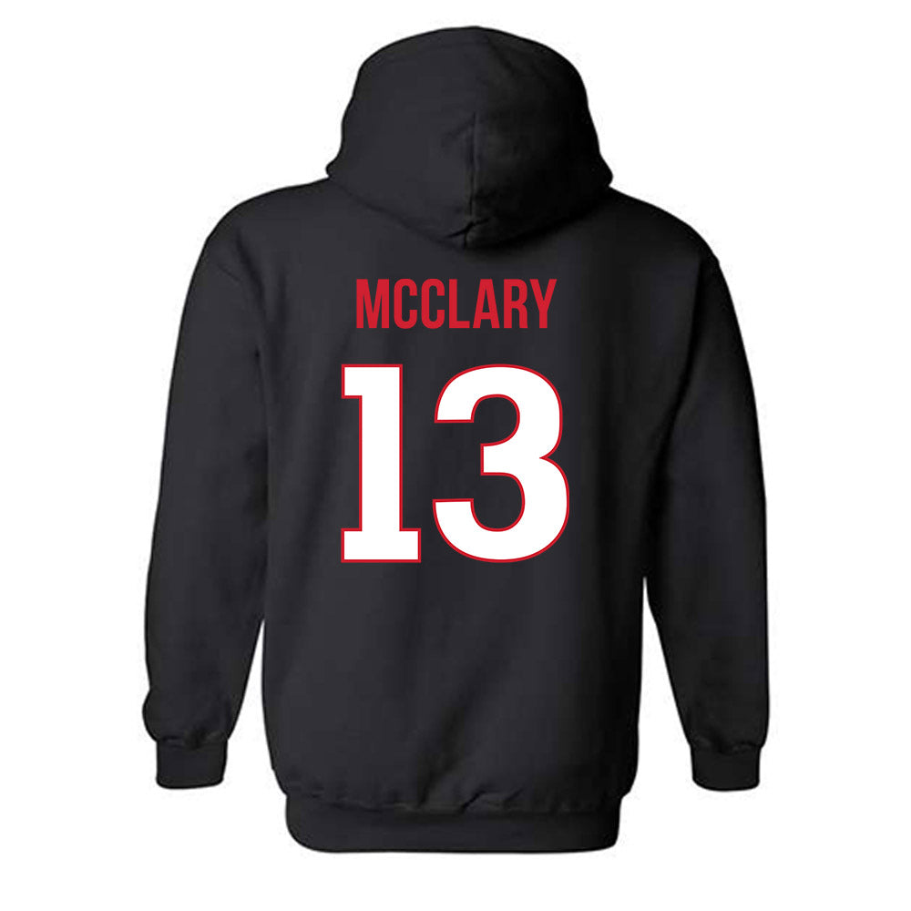 Rutgers - NCAA Football : DJ McClary - Replica Shersey Hooded Sweatshirt-1