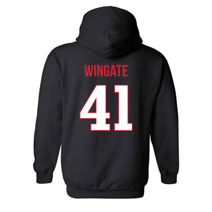 Rutgers - NCAA Football : Riley Wingate - Replica Shersey Hooded Sweatshirt-1