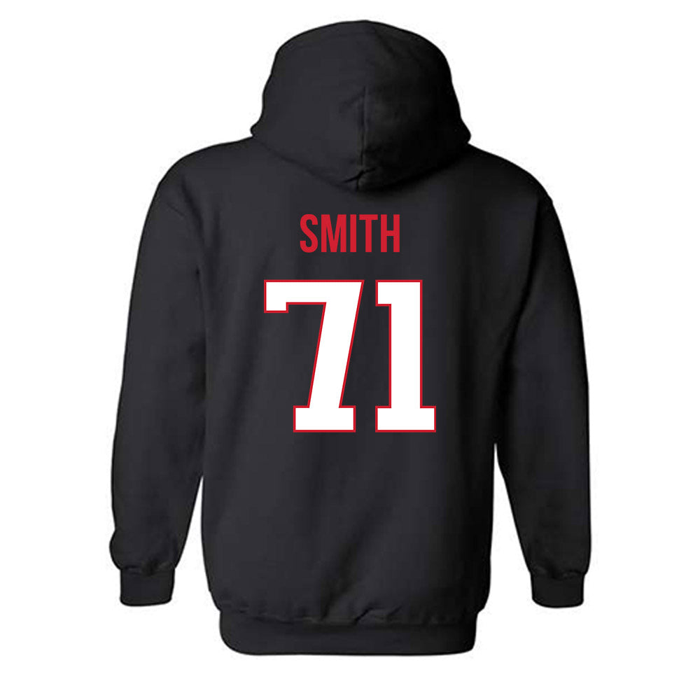 Rutgers - NCAA Football : Jared Smith - Replica Shersey Hooded Sweatshirt-1