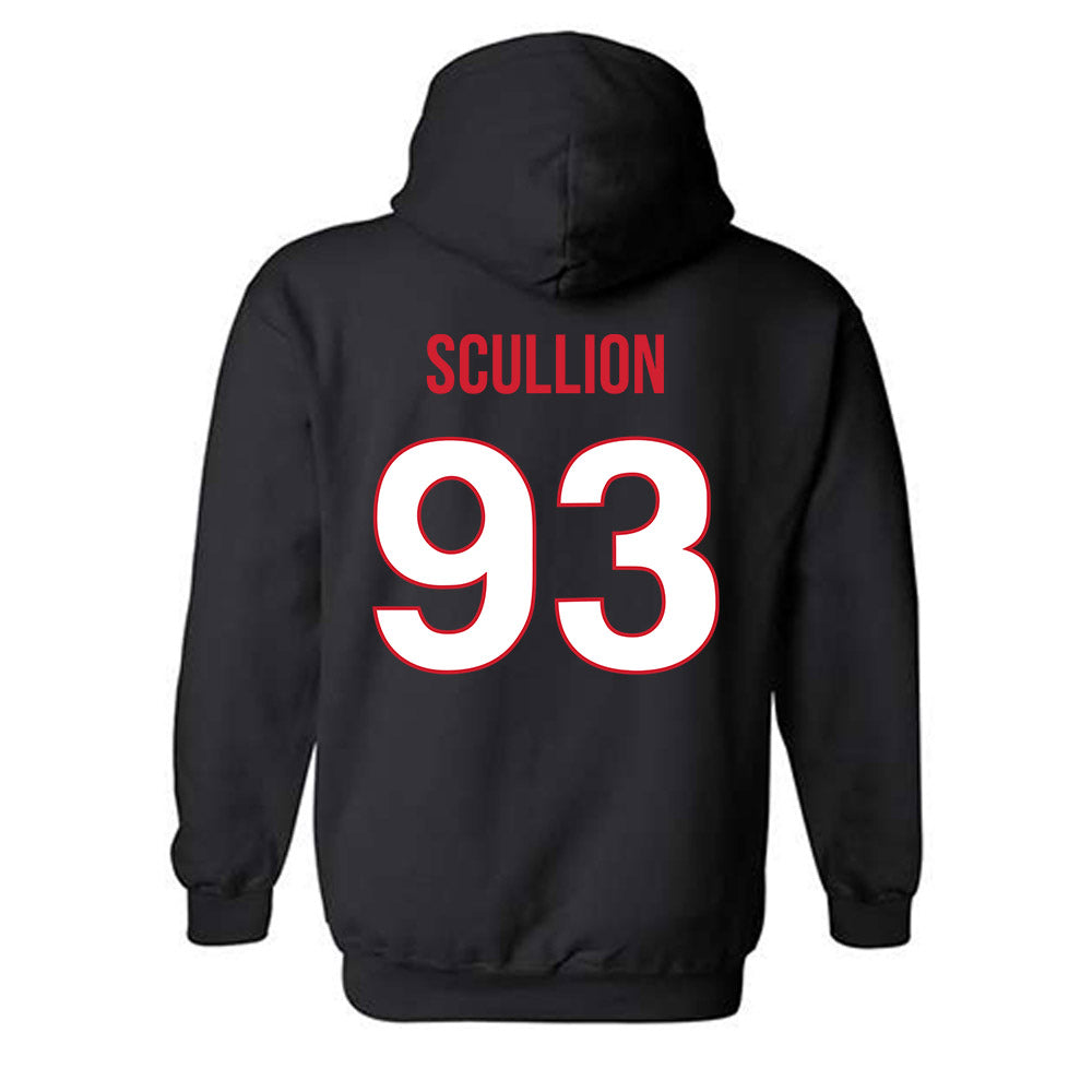 Rutgers - NCAA Football : Jack Scullion - Replica Shersey Hooded Sweatshirt-1