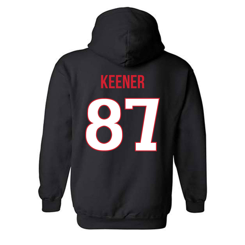 Rutgers - NCAA Football : Montgomery Keener - Replica Shersey Hooded Sweatshirt-1