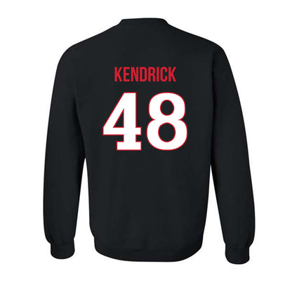 Rutgers - NCAA Baseball : Thomas Kendrick - Replica Shersey Crewneck Sweatshirt-1