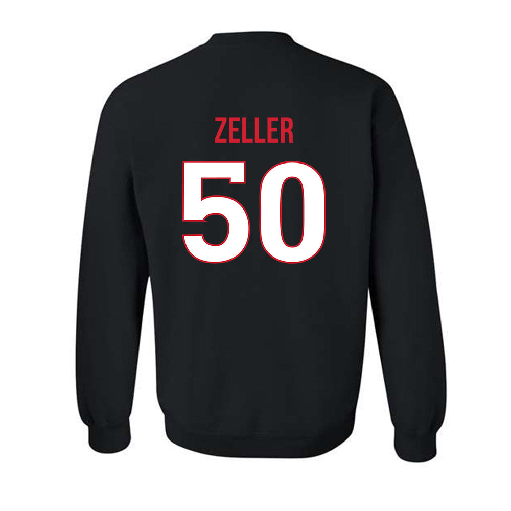 Rutgers - NCAA Men's Lacrosse : Colin Zeller - Replica Shersey Crewneck Sweatshirt-1