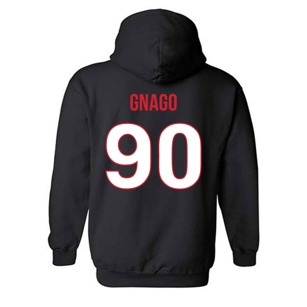 Rutgers - NCAA Football : Farell Gnago - Replica Shersey Hooded Sweatshirt-1