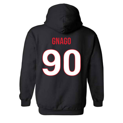 Rutgers - NCAA Football : Farell Gnago - Replica Shersey Hooded Sweatshirt-1