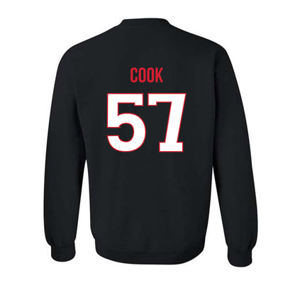 Rutgers - NCAA Football : Isaiah Cook - Replica Shersey Crewneck Sweatshirt-1