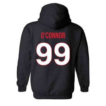Rutgers - NCAA Football : Michael O'Connor - Replica Shersey Hooded Sweatshirt-1